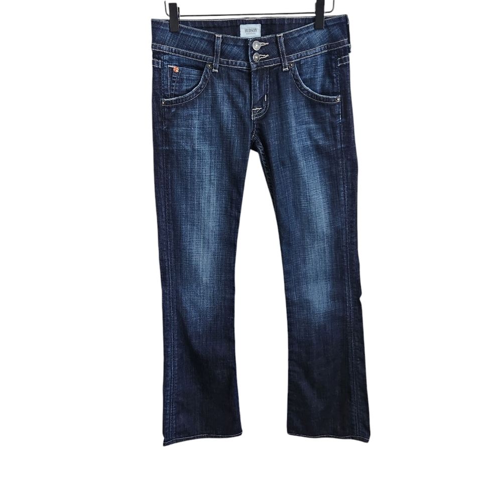 Hudson Women Jeans Signature Boot Cut Stretch Jeans Flap Pocket SIZE 26
